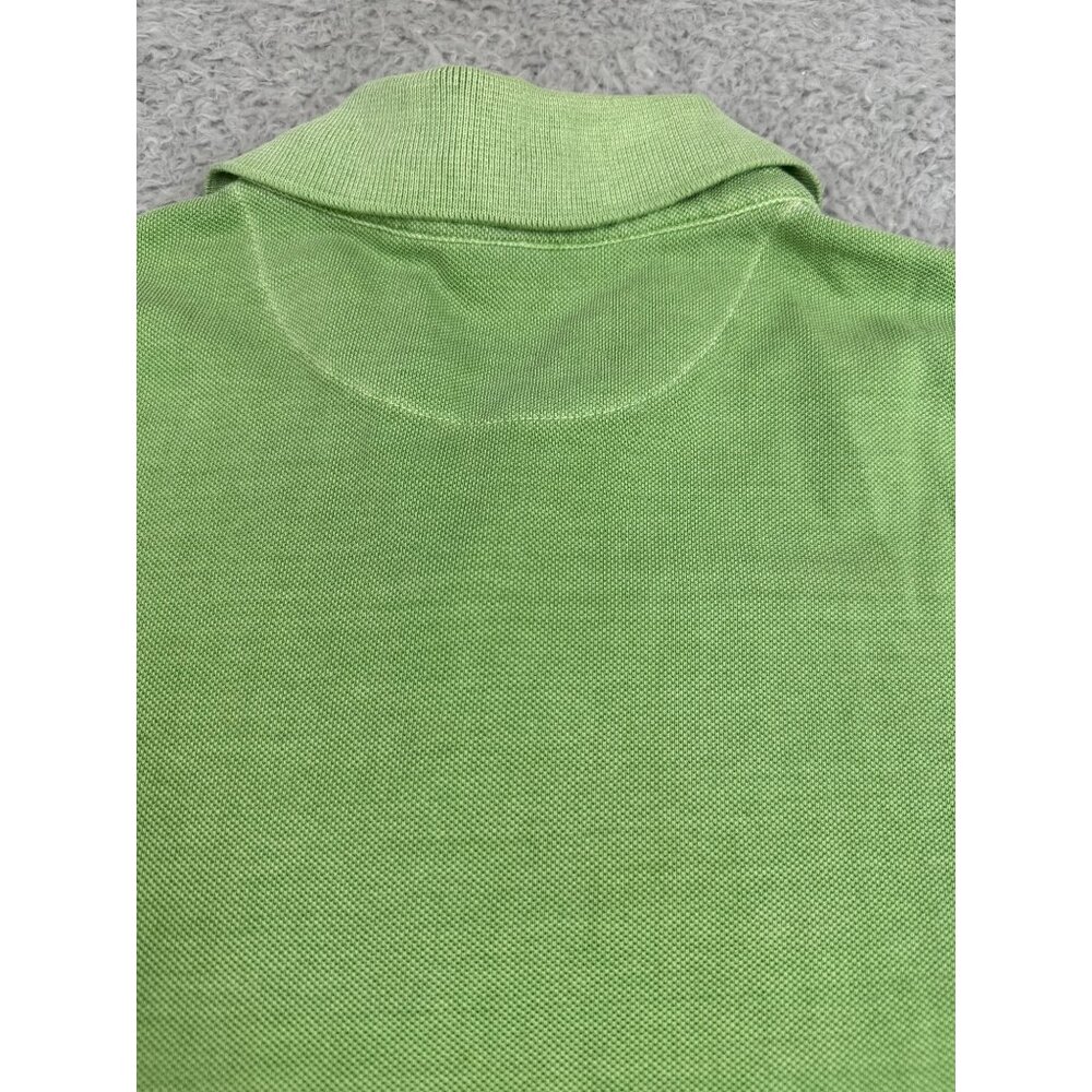 True Religion Mens Sportswear Spring 2013 Embroidery Pique Polo Shirt Green - Picture 6 of 11